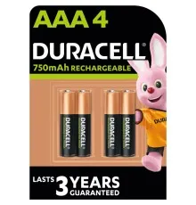 Акумулятор Duracell AAA HR03 750mAh * 4 (5007331)