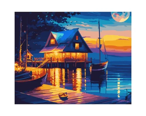 Картина по номерам Santi Уїк-енд на озері 40*50 см (954515)