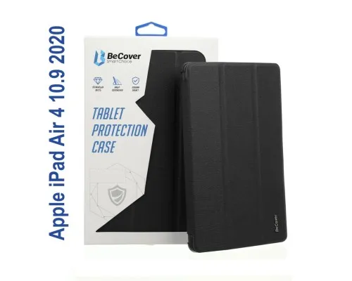 Чехол для планшета BeCover Tri Fold Soft TPU Silicone Apple iPad Air 4 10.9 2020/2021 Black (706869)