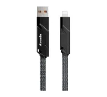 Дата кабель USB-C to USB-C + Lightning + USB-A 1.5m Black Proda (PD-B96th-BK)