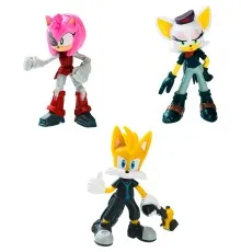 Фігурка Sonic Prime набір – Ребел Руж, Тейлз, Расті Роуз (SON2020C)