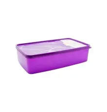 Харчовий контейнер Irak Plastik Alaska прямокутний 2,1 л фіолетовий (5296)