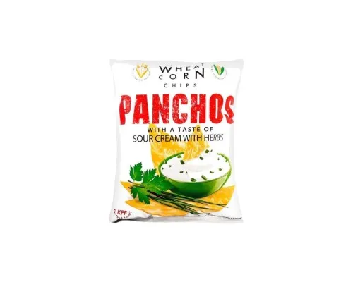 Чіпси Panchos зі смаком сметани та зелені 82 г (4820186190199)