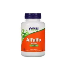 Трави Now Foods Люцерна, Alfalfa, 650 мг, 250 таблеток (NOW-02620)
