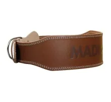 Атлетический пояс MadMax MFB-246 Full leather шкіряний Chocolate Brown S (MFB-246_S)