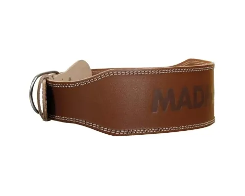 Атлетический пояс MadMax MFB-246 Full leather шкіряний Chocolate Brown S (MFB-246_S)
