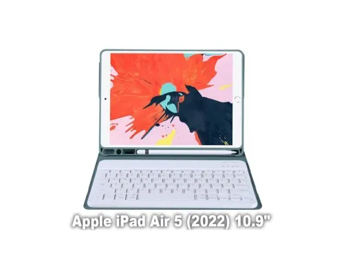 Чохол до планшета BeCover with Keyboard Apple iPad Air 5 (2022) 10.9" Dark Green (709678)