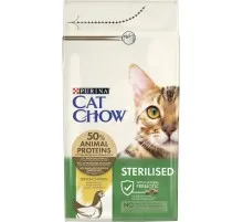 Сухий корм для кішок Purina Cat Chow Sterilised з куркою 1.5 кг (7613032233396)