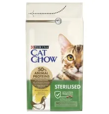 Сухий корм для кішок Purina Cat Chow Sterilised з куркою 1.5 кг (7613032233396)