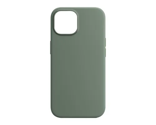 Чохол до мобільного телефона MAKE Apple iPhone 15 Silicone Green (MCL-AI15GN)