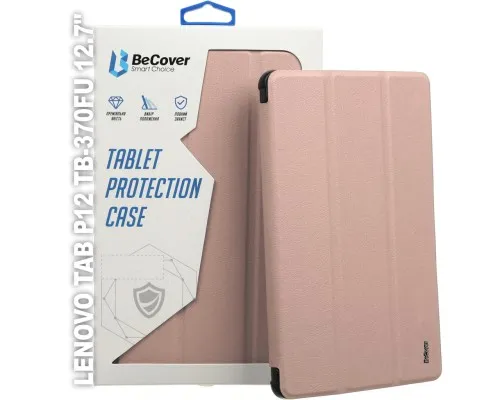 Чохол до планшета BeCover Smart Case Lenovo Tab P12 TB-370FU 12.7 Rose Gold (710061)