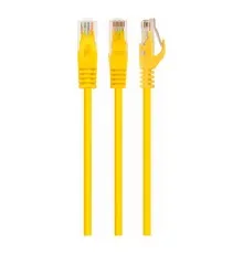 Патч-корд 5м UTP cat 6 CCA yellow Cablexpert (PP6U-5M/Y)