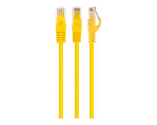 Патч-корд 5м UTP cat 6 CCA yellow Cablexpert (PP6U-5M/Y)