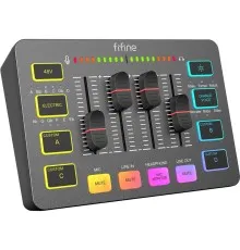 Мікшерний пульт Fifine Sound Card Black (SC3)