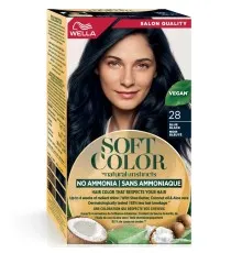 Фарба для волосся Wella Soft Color Безаміачна 28 - Синяво-чорний (3614228865876)