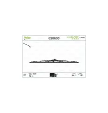 Щітка склоочисника Valeo 628600