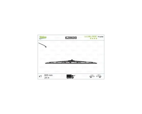 Щітка склоочисника Valeo 628600