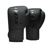 Боксерские перчатки RDX F6 Kara Matte Black 14 унцій (BGR-F6MB-14OZ)