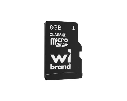 Карта пам'яті Wibrand 8GB mictoSD class 4 (WICDC4/8GB)