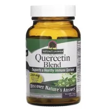 Витаминно-минеральный комплекс Nature's Answer Кверцетин, 250 мг, Quercetin Blend, 60 вегетарианских капсул (NTA-16531)