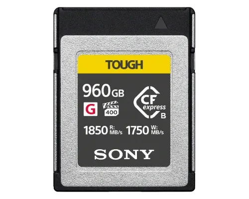 Карта пам'яті Sony 960GB CFexpress Type B Tough (CEBG960T.CE7)