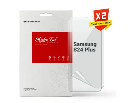 Пленка защитная Armorstandart Kit Clear + Anti-Blue Samsung S24 Plus (ARM80689)