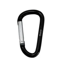 Карабін туристичний Tramp Набір 10 шт без муфти 7 cм Black (UTRA-301-black)