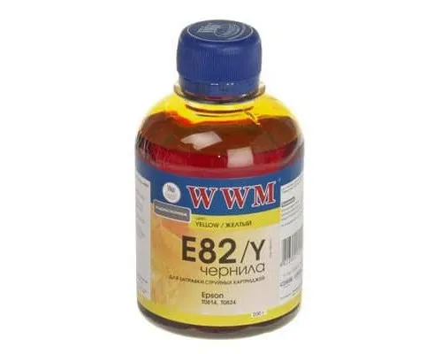 Чорнило WWM EPSON StPhoto R270/290 Yellow (E82/Y)