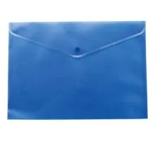 Папка - конверт Buromax А5, with a button, blue (BM.3936-02)