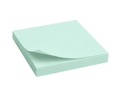 Бумага для заметок Axent with adhesive layer 75x75мм, 100sheets., pastel green (2314-02-А)