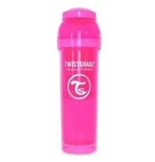 Бутылочка для кормления Twistshake антиколиковая 330 мл, розовая (24858)