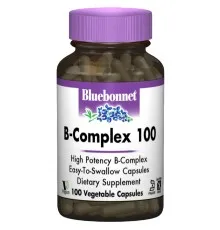 Витамин Bluebonnet Nutrition В-Комплекс 100, 100 гелевых капсул (BLB-00418)