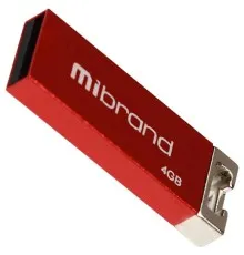 USB флеш накопитель Mibrand 4GB Сhameleon Red USB 2.0 (MI2.0/CH4U6R)