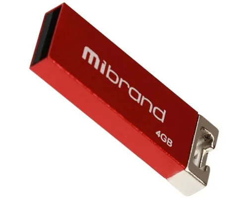 USB флеш накопичувач Mibrand 4GB Сhameleon Red USB 2.0 (MI2.0/CH4U6R)