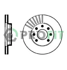 Гальмівний диск Profit 5010-0151