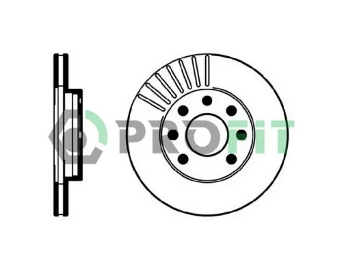 Тормозной диск Profit 5010-0151