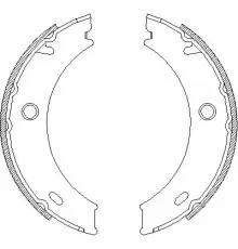 Гальмівні колодки REMSA 4714.01