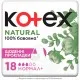 Щоденні прокладки Kotex Natural Normal+ 18 шт. (5029053548968)