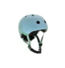 Шлем Scoot&Ride LED 46-51 см XXS/XS Gey/Blue (SR-181206-STEEL)