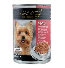 Консервы для собак Edel Dog Menu 3 вида мяса в соусе 400 г (4003024180037)