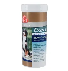 Вітаміни для собак 8in1 Excel Brewers Yeast Large Breed таблетки 80 шт (4048422109525)