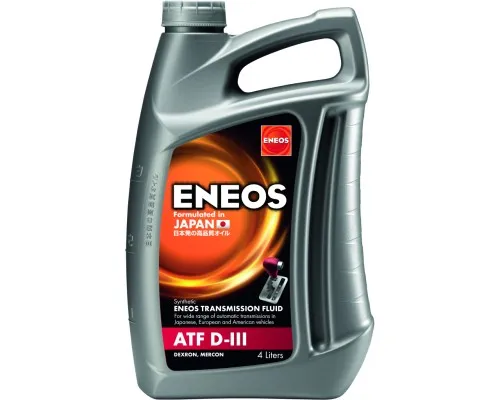 Трансмиссионное масло ENEOS ATF D-III 4л (EU0070301N)