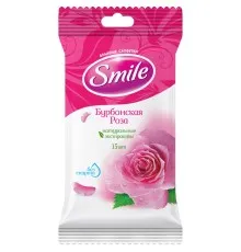 Влажные салфетки Smile Daily Бурбонская роза 15 шт. (4820048482219)