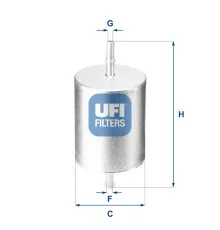 Фільтр паливний UFI 31.817.00