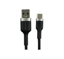 Дата кабель USB 2.0 AM to Type-C 1.0m MI-71 2.4A Black Mibrand (MIDC/71TB)