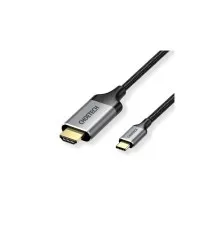 Кабель мультимедійний USB-C to HDMI 1.8m 4K 60Hz Choetech (CH0021-BK)