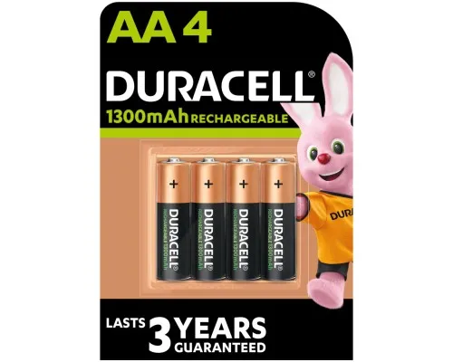 Аккумулятор Duracell AA HR6 1300mAh * 4 (5007324)