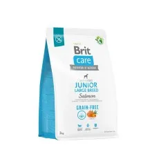 Сухий корм для собак Brit Care Dog Grain-free Junior Large Breed для великих порід з лососем 3 кг (8595602558872)
