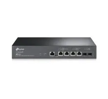 Комутатор мережевий TP-Link TL-SX3206HPP 2xSFP+ (10GE) 4x10GE LAN console+microUSB L2 JetStream 19" 1U (TL-SX3206HPP)