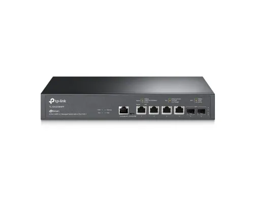 Коммутатор сетевой TP-Link TL-SX3206HPP 2xSFP+ (10GE) 4x10GE LAN console+microUSB L2 JetStream 19 1U (TL-SX3206HPP)